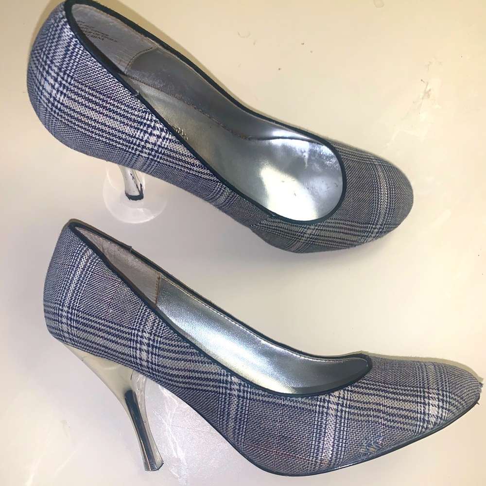 Plaid heels size 9